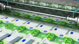 Printing 100 Euro banknotes