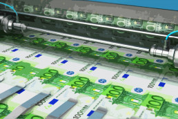 Printing 100 Euro banknotes