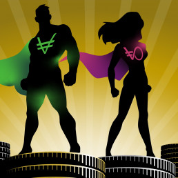 VeraCash and VeraOne superheroes