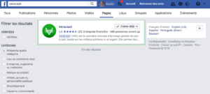 Page Facebook VeraCash