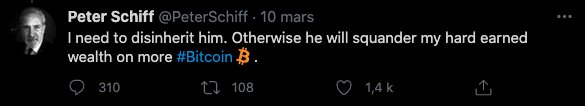 Tweet de Peter Schiff