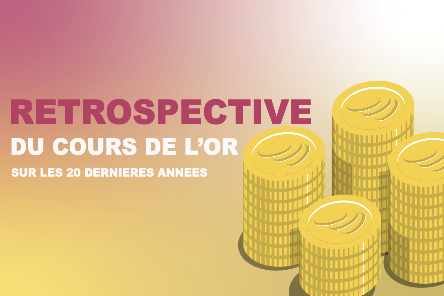 Retrospective du cours de l'or sur les 20 dernières années