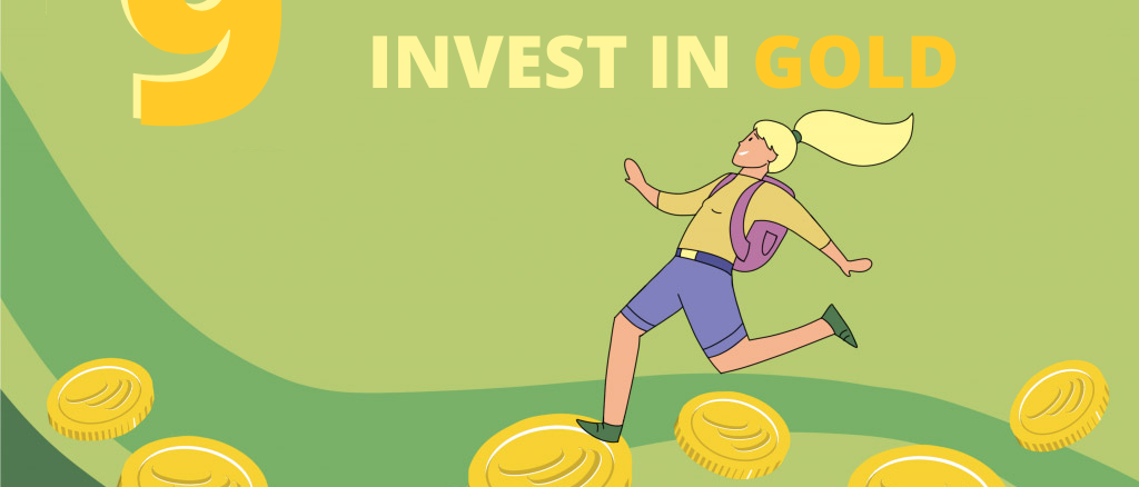 Featured image that shows 9 good reasons to invest in gold