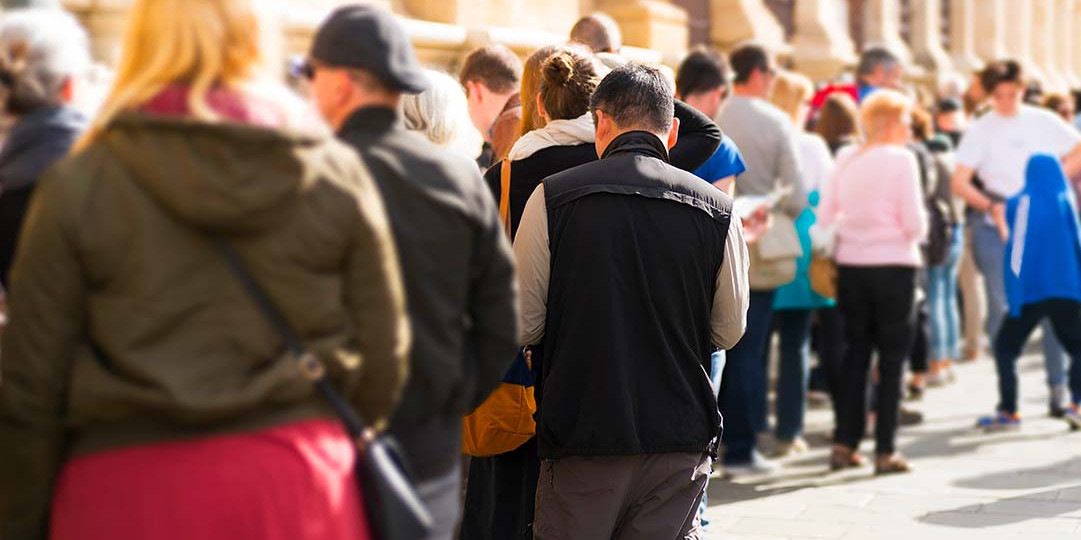 Longue file d'attente