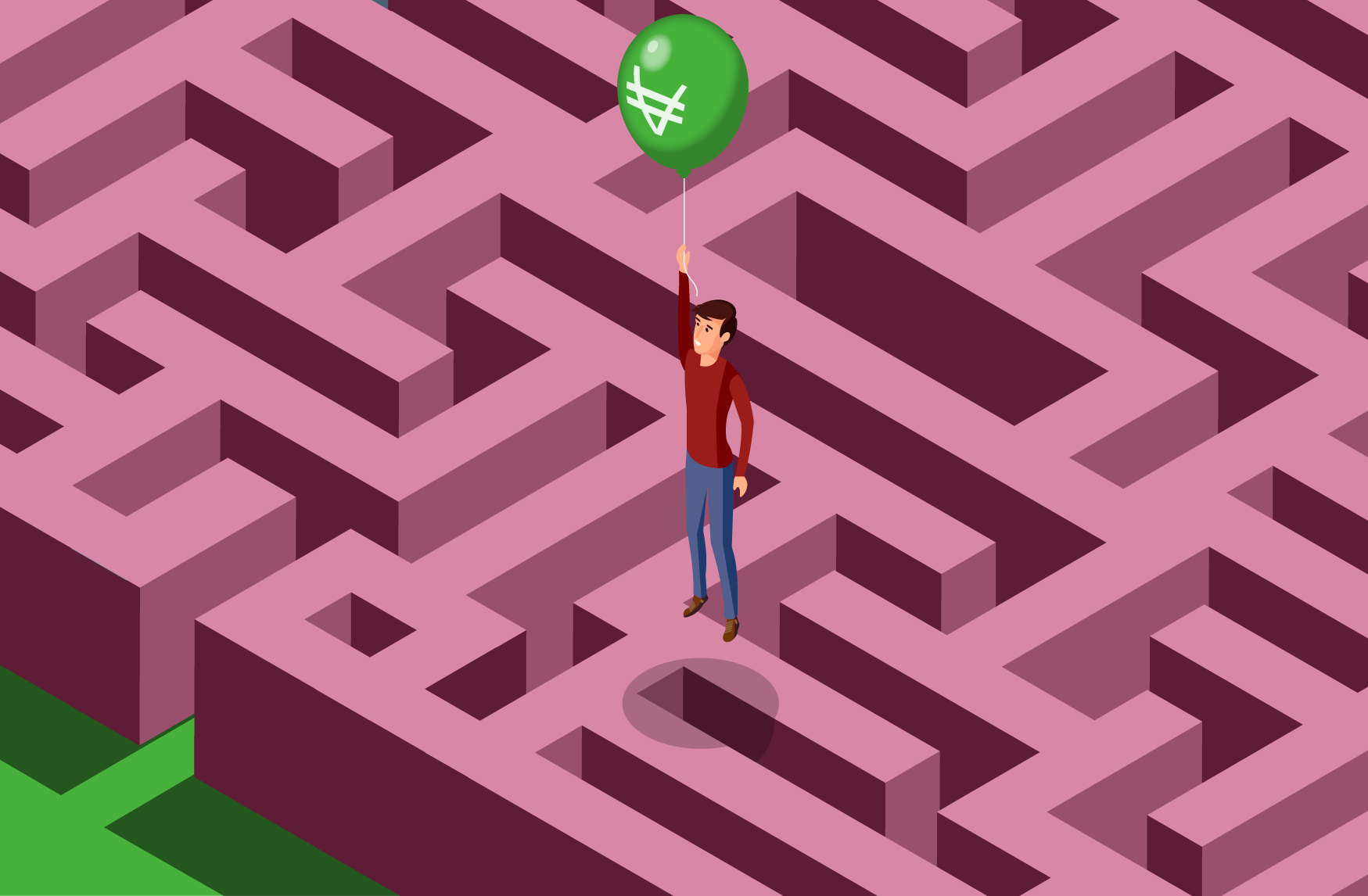 risques investissements labyrinthe veracash illustration