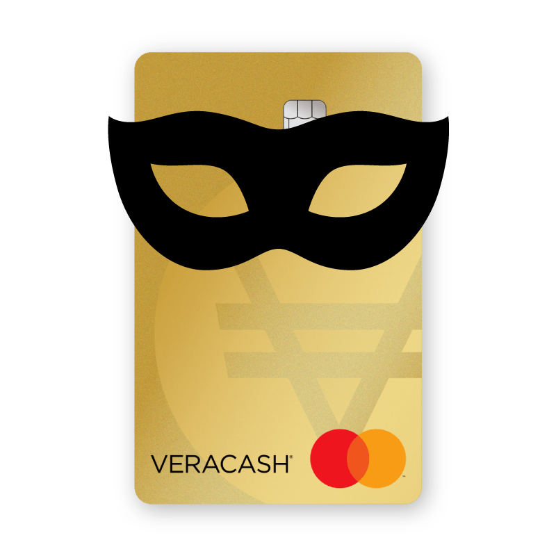 carte VeraCash masquée