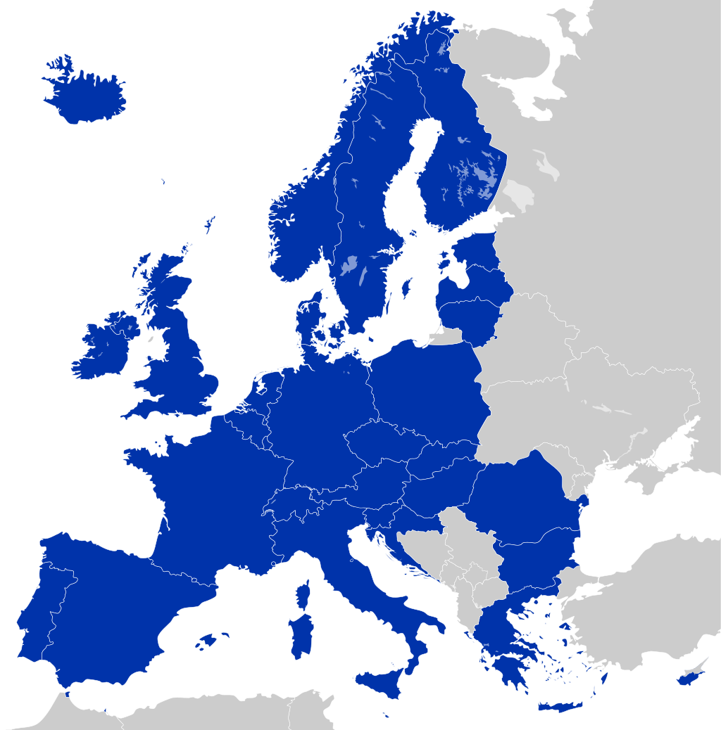 Carte du réseau SEPA