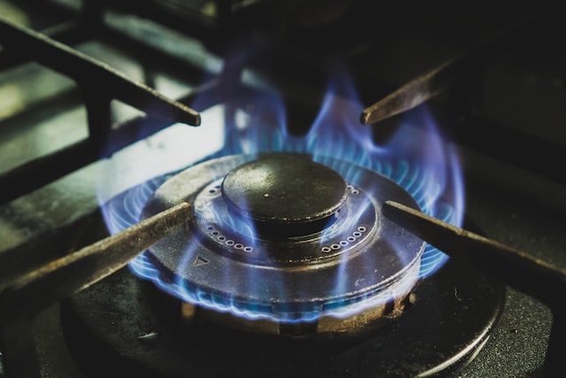 brûleur au gaz, symbole de la crise énergétique