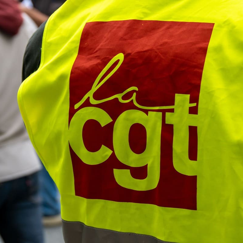 logo CGT - manifestation grève contre les retraites