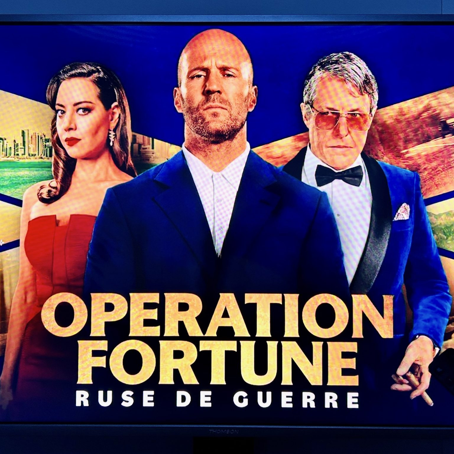 Diffusion de l'affiche du film opération fortune