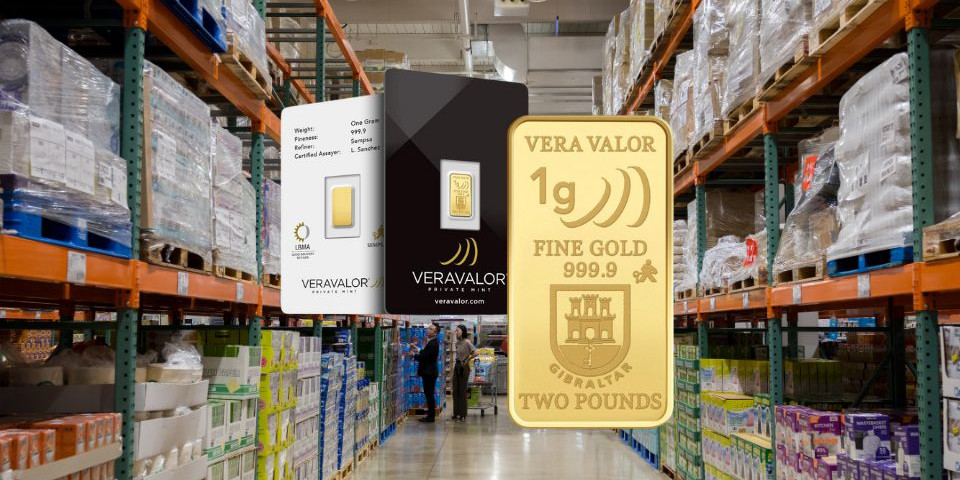 veraone - lingot en or supermarché