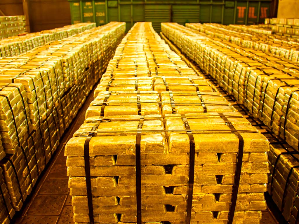 Stock de barres d'or de 12kg