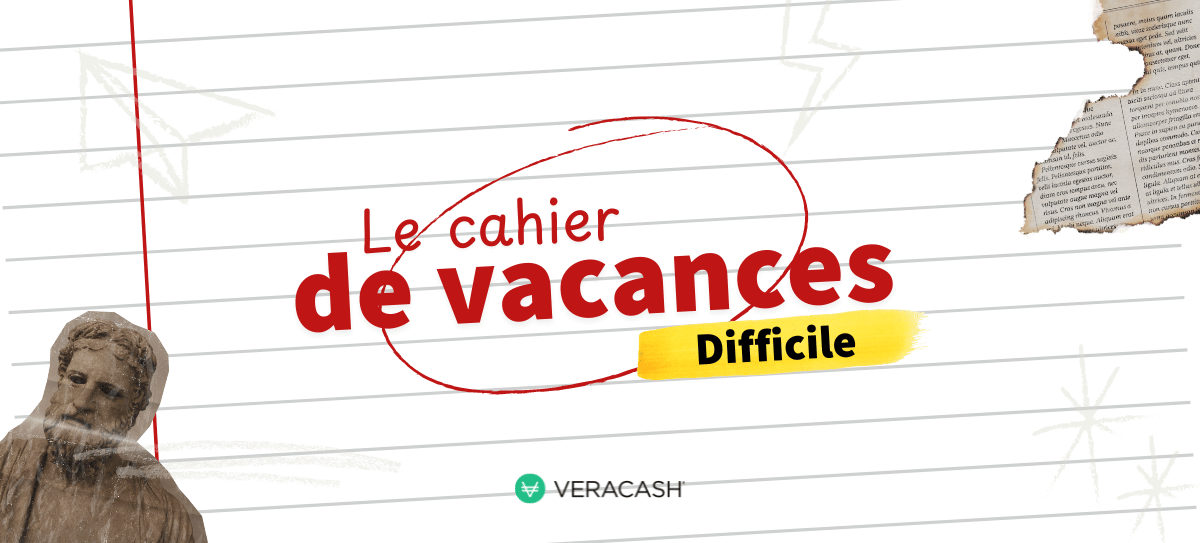 Illustration du cahier de vacances de Veracash version difficile
