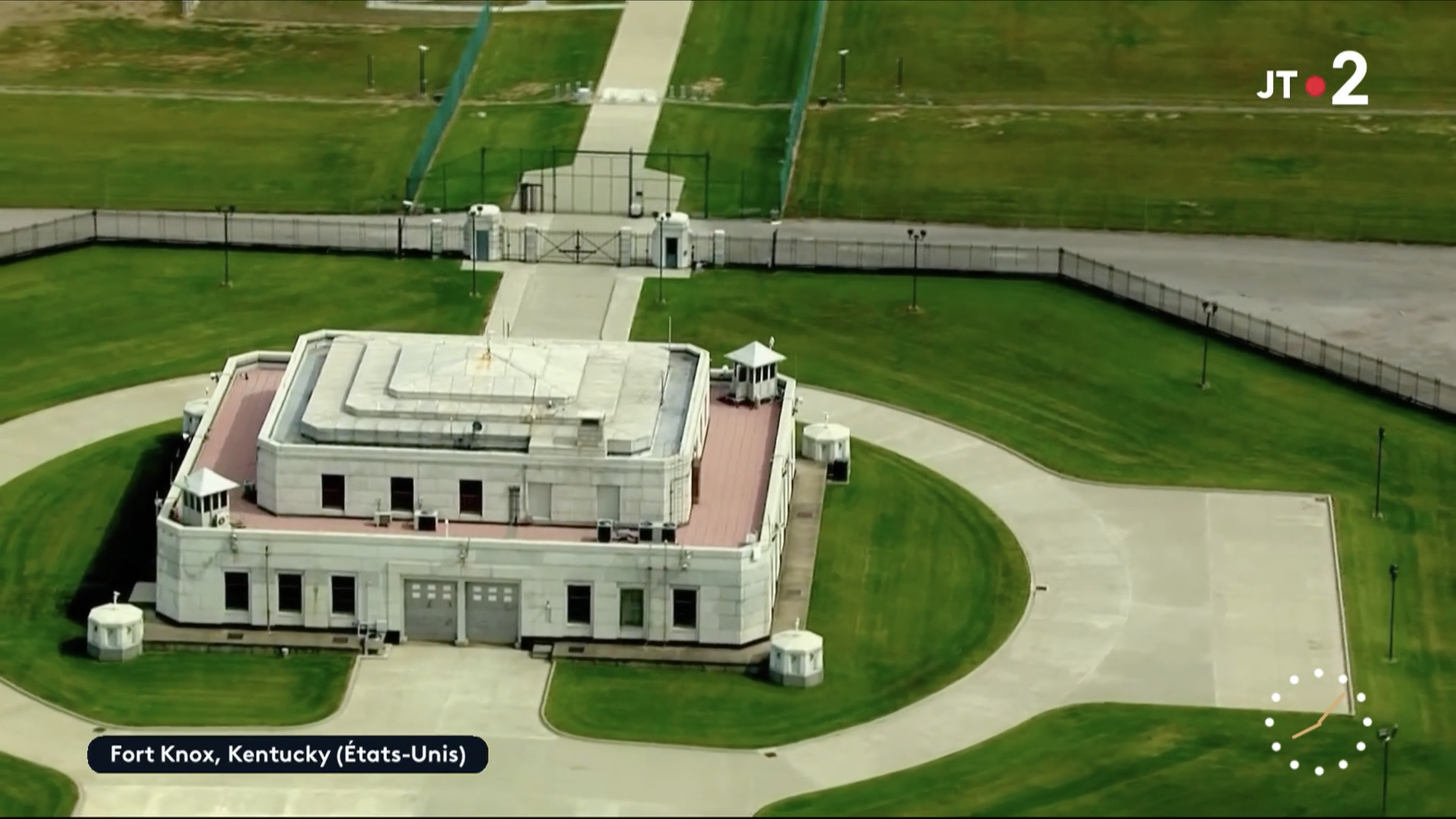 Capture d'écran du reportage de France 2 sur Fort Knox
