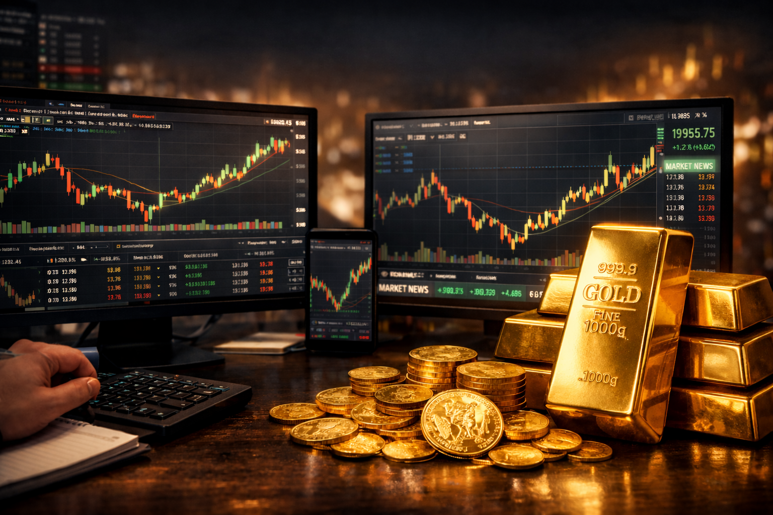 Spéculation sur l'or