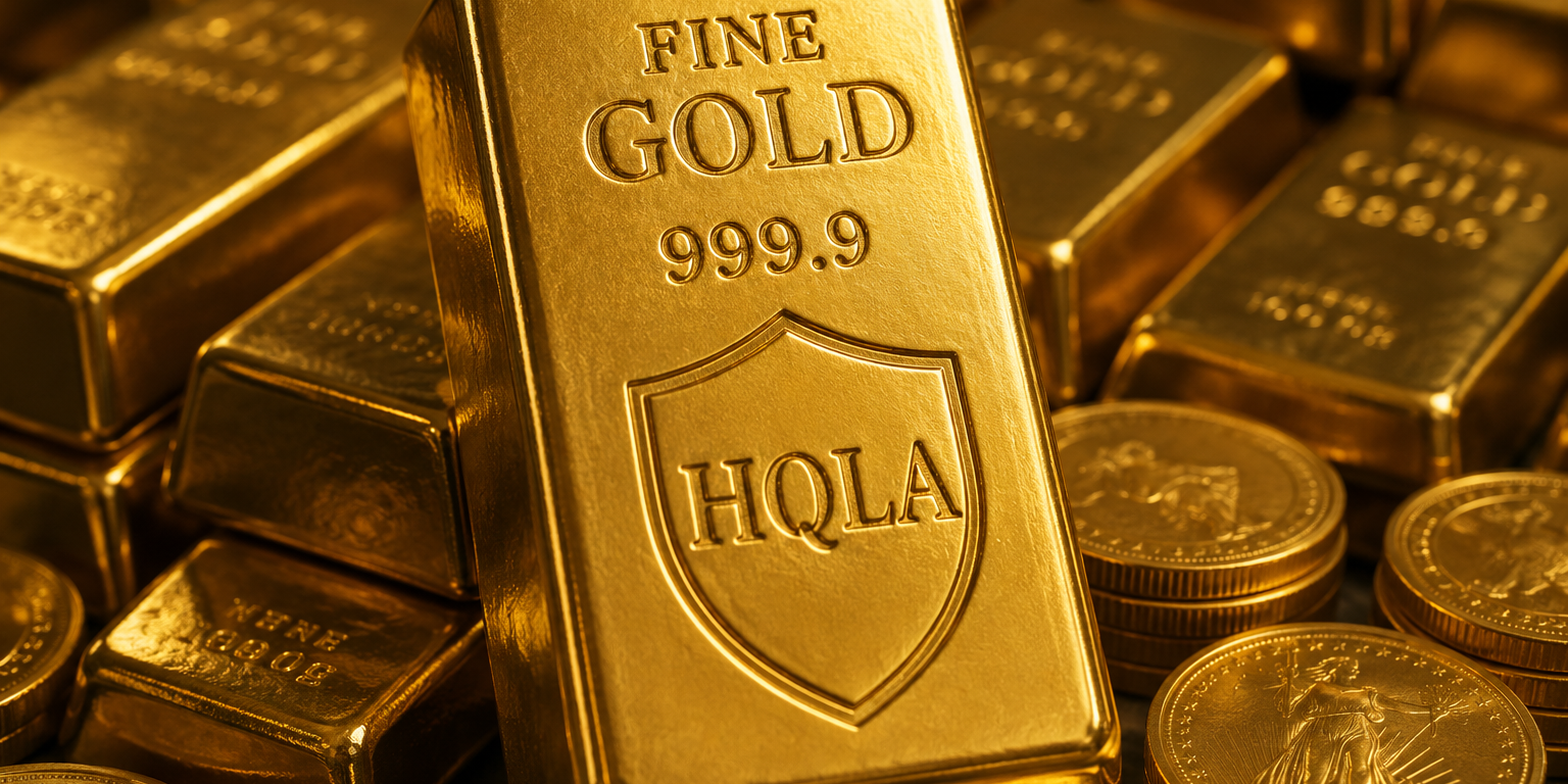 L'or Actif liquide de haute qualité