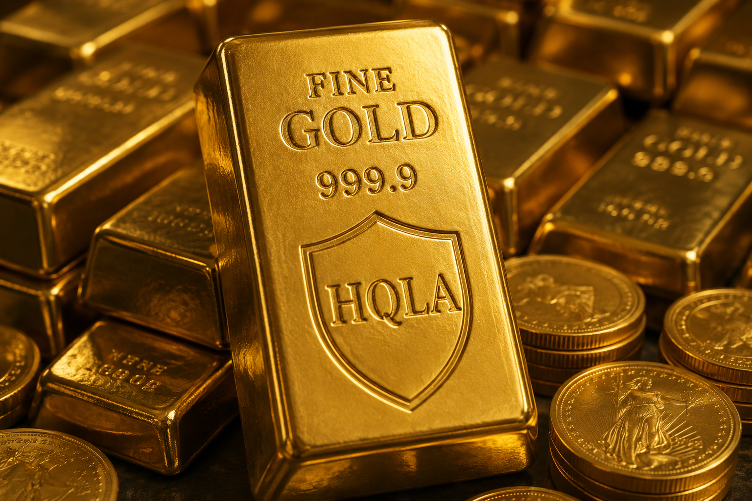 L'or Actif liquide de haute qualité