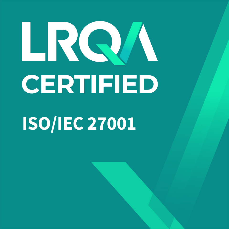 Veracash Certifié ISO 27001 par LRQA - Veracash est certifiée ISO 27001