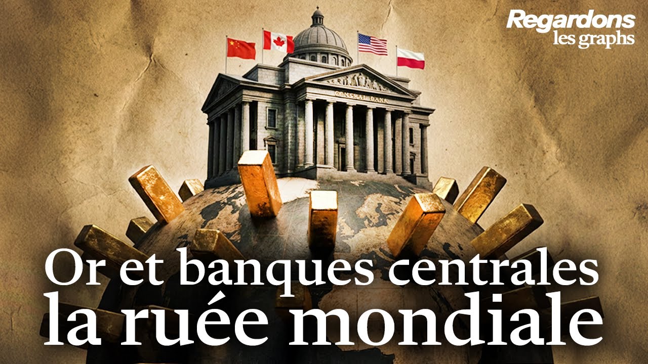 Pourquoi les banques centrales accumulent massivement de l’or ? | Regardons les Graphs