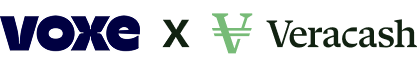 Logo d'un partenariat en or entre Voxe et Veracash