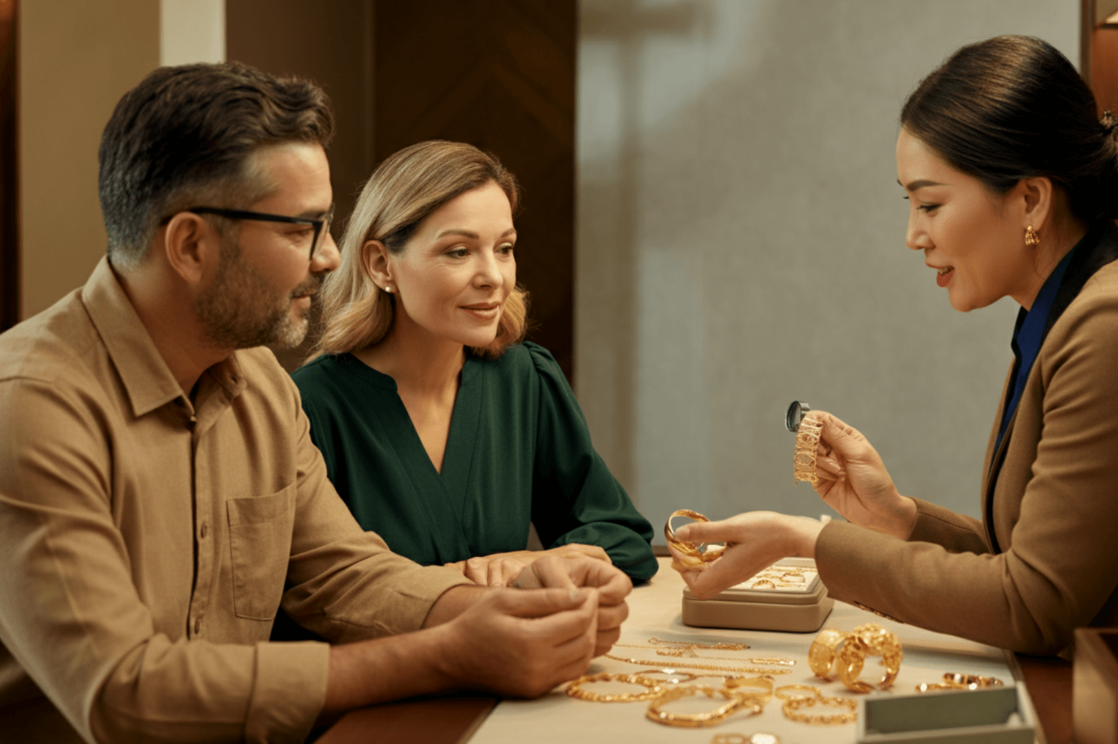 Femme en train d'analyser lors de ses clients dans le cadre d'une vente