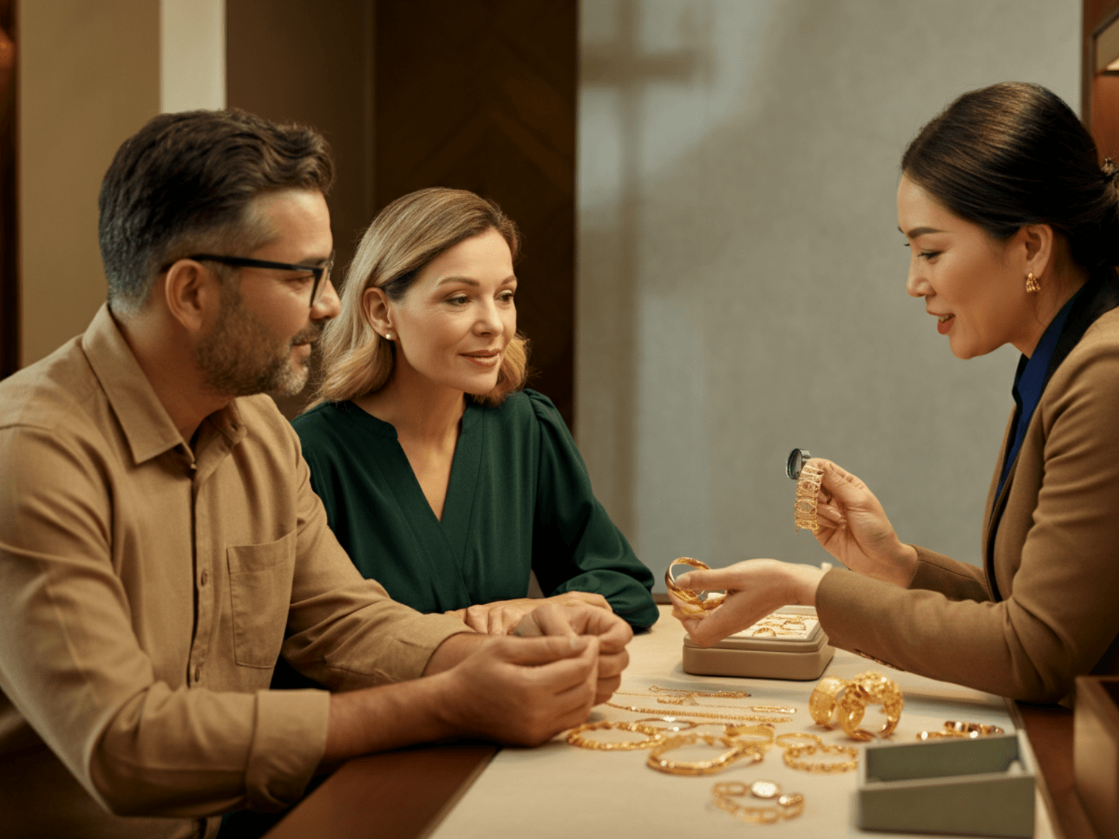 Femme en train d'analyser lors de ses clients dans le cadre d'une vente